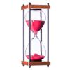 Large Hourglass Timer 30 Minute, Decorative Wooden Sandglass, Red view 2
