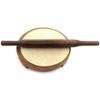Belan Wooden Rolling pin Handmade Teak Wood Rolling Pin Belan Made In India Roti Chapati Paratha Rolling Chapati maker 14 Inch Long view 3