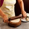 Belan Wooden Rolling pin Handmade Teak Wood Rolling Pin Belan Made In India Roti Chapati Paratha Rolling Chapati maker 14 Inch Long view 4
