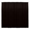 Ultimate Textile -10 Panels- Polyester Backdrop Drape 72 x 96-inch - for Pipe & Drape, Wedding, Tradeshow, Decorating or Window Curtain use, Espresso Dark Brown view 1