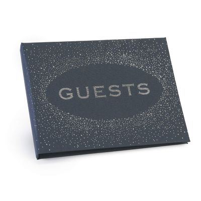 Hortense B. Hewitt Guest book, 7.5 x 5.75-Inch, Navy