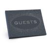 Hortense B. Hewitt Guest book, 7.5 x 5.75-Inch, Navy view 1