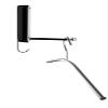 Wenko Sigma Premium Folding Hook Midnight Black Wall Hook, Coat Hook, Plastic (ABS), 2.5 x 18.5 x 2.5 cm, Black view 4