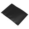 FERENLI 100 Pcs Mylar Zipper Lock Bag Food Storage Matte Aluminum Foil Airtight Bags with Front Window Plastic Packaging Pouch for Zip Flat Heat Seal Lock Resealable (10x15cm (3.9x5.9 inch), Black) view 4