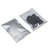 FERENLI 100Pcs Mylar Zipper Lock Bag Food Storage Metallic Matte Foil Airtight Bags with Front Window Plastic Candy Packaging Pouch Flat Heat Seal Resealable (8.5x13cm (3.3x5.1 inch), Silver) view 1