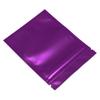 FERENLI 100Pcs Mylar Zipper Lock Bag Food Storage Matte Foil Airtight Bags with Front Window Plastic Candy Packaging Pouch for Zip Heat Seal Lock Resealable (8.5x13cm (3.3x5.1 inch), Purple) view 4