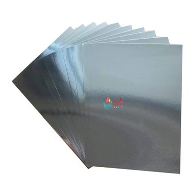 arkCRAFT 35281 A4 250 GSM Mirror Card - Silver (Pack of 10)