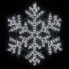 Wintergreen Lighting 24" LED Snowflake Hanging Christmas Light Decoration for Indoor Outdoor Use, 42 Point Rope Light (Cool White) view 1