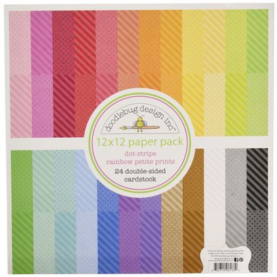 DOODLEBUG PP Paper Pack D/S Rainbow
