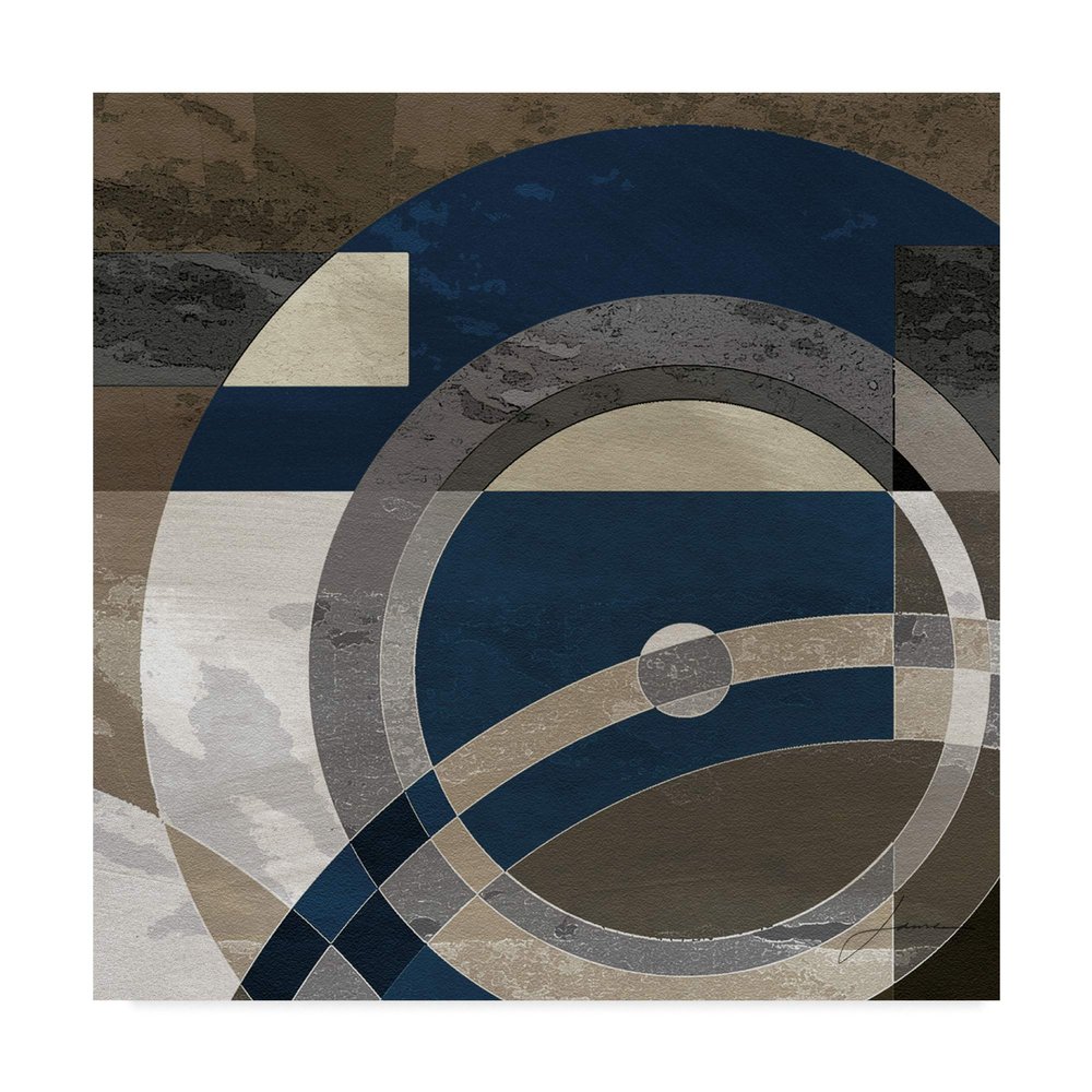 Trademark Fine Art Concentric Squares Ii by James Burghardt, 24x24-Inch