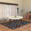 Benjara Benzara Wooden Coffee Table with Marble Top, Brown view 2
