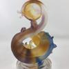 Amore Jewell Gold and Jade Coming Together, Colored Glaze Glass (Liuli Crystal Glass) view 2