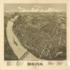16" x 24" 1902 Map Homestead Pennsylvania view 1