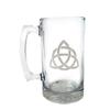 Celtic Trinity Knot 27oz Engraved Glass Stein - Free Personalized Engraving view 1