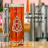 Celtic Trinity Knot 27oz Engraved Glass Stein - Free Personalized Engraving view 2