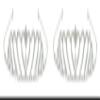 Beistle 60078 Royal Rhinestone Tiaras 2 Piece, OSFM, Silver view 1