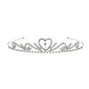 Beistle Royal Rhinestone Tiaras 2 Piece, OSFM, Silver view 2