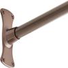 Signature Hardware 466735 48" Straight Brass Shower Rod view 2