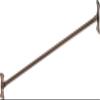 Signature Hardware 466735 48" Straight Brass Shower Rod view 3