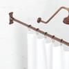 Signature Hardware 466735 48" Straight Brass Shower Rod view 4
