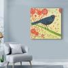 Trademark Fine Art Blackbird Portrait by Michelle Campbell, 18x18-Inch view 3
