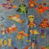 Aunt Sandy's Sewing Lap Weighted Blanket, 5 lbs and Various Prints, Aviator, Airplanes, City, Vehicles, Robots, Washable view 2