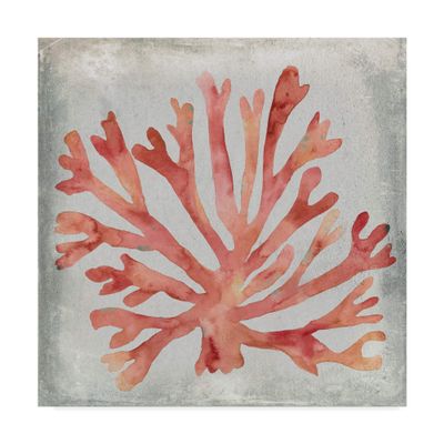 Trademark Fine Art Watercolor Coral Iii by Megan Meagher, 18x18-Inch