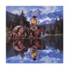 Trademark Fine Art Reflections of The Rockies by Jack Sorenson, 18x18-Inch view 1