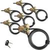 Master Lock Python Trail Camera Adjustable Camouflage Cable Locks w/12 Keys, 8418KA-6 CAMO 6-Pack view 1