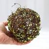 Natural Twig Balls with Green Sequin | 2 Balls | for Indoor Decor view 3