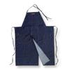 Claypron, BLUE DENIM, the original split overlapped apron for potters, chefs, gardeners, artists, men and women view 1