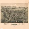 18" x 24" 1900 Map Ligonier Pennsylvania view 1