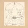 Historic Prints 18" x 24" 1900 Map Guide to Trees & Shrubs in The Grounds The Executive Mansion Washington D.C view 1
