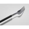 mono Ring Flatware Sets in Black, White, Blue and Grey (Grey, 4pc Set) view 3