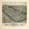 18" x 24" 1900 Map Monaca Pennsylvania view 1