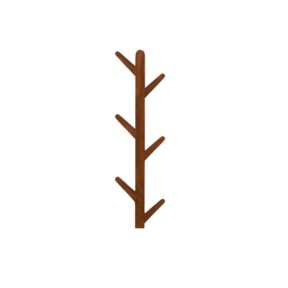 coat rack Wall-mounted coat rack, tree hanging hanger, bedroom home economy solid wood coat rack, creative solid wood coat rack