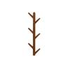 coat rack Wall-mounted coat rack, tree hanging hanger, bedroom home economy solid wood coat rack, creative solid wood coat rack view 1