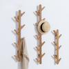 coat rack Wall-mounted coat rack, tree hanging hanger, bedroom home economy solid wood coat rack, creative solid wood coat rack view 4