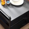 The Fridge Stand Supreme - Drawer Organization - Black Pipe Frame with Black Drawers view 4