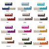 Traveling Hanukkah Menorah Made from Anodized Aluminum Custom colors Chanukiah view 4