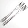 Customized wedding dining set, personalized cake forks with engraved I do Me too on the fork part and custom wedding date on the handle, unique cutlery view 1