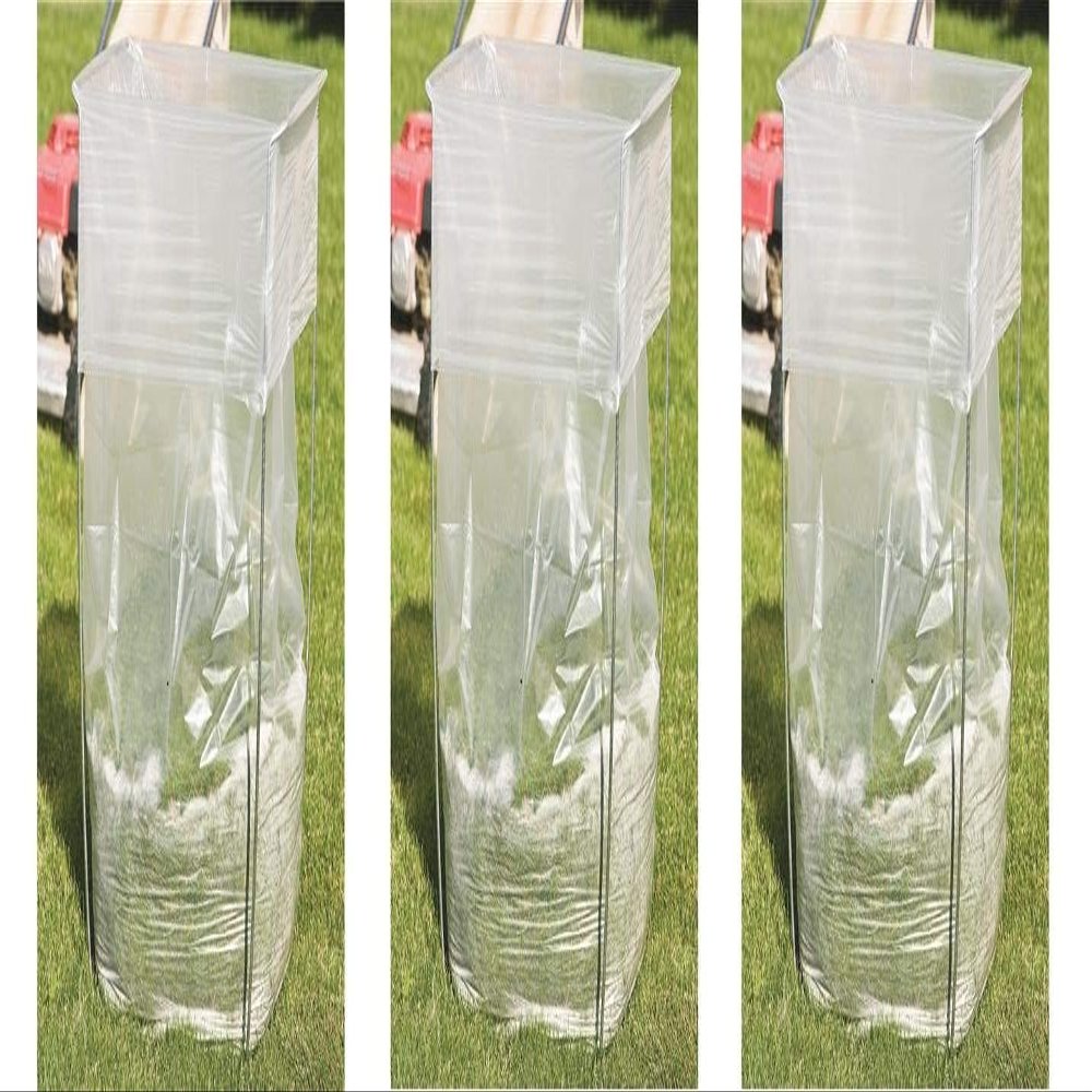 Bag Buddy Bag Holder - Versatile Metal Support Stand 39-45 Gallon Plastic Paper Bags - Use Leaves, Yard Work, Laundry, Trash More - 30" h (Pack of 3)