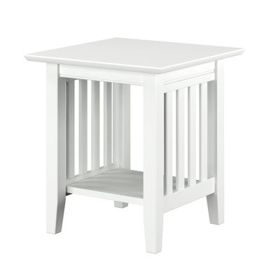 AFI, Mission End Table, White