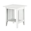 AFI, Mission End Table, White view 1
