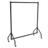 Amazon Basics Heavy Duty Portable Rolling Garment Rack, Hanging Clothes Organizer Rail for Display and Storage, Easy to Assemble, 19 x 60 x 48 inches, Black view 1