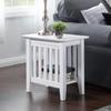 AFI Mission Chair Side Table in White view 2
