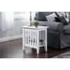 AFI Mission Chair Side Table in White view 4