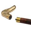 Todays Deals on - 37" Wooden Walking Stick Cane with Brass Dachshund Dog Head Handle - Premium Quality Natural Wood Canes for Men / Women Unique Gifts Wood Walking Stick for Senior Walking Cane view 2