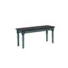 BOWERY HILL Kitchen Bench in Teal Blue view 3