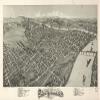 14" x 24" 1899 Map of Parkersburg West Virginia view 1